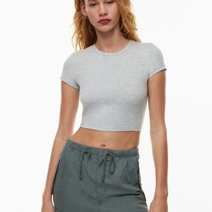 Aritzia tna chill ortiz cropped heather Chrome xl